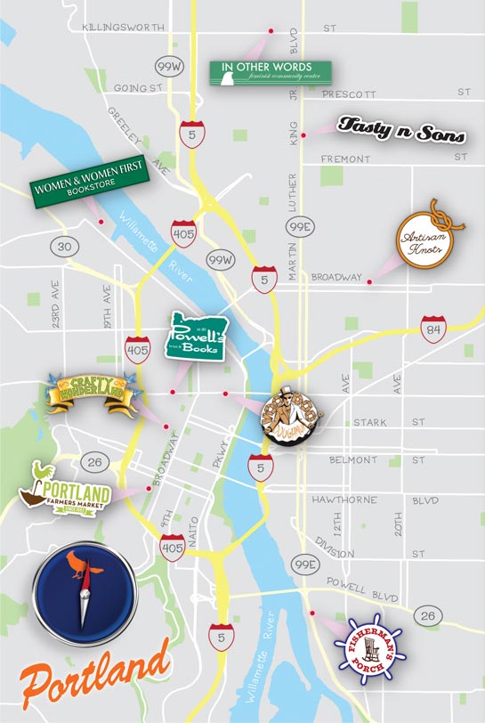 Portlandia Travel Map